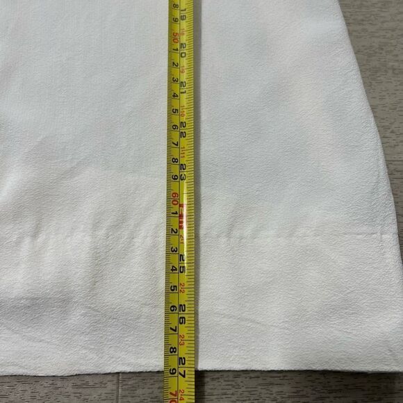 Hotel Particulier White Ivory Lattice Trimmed Long Sleeve Blouse, Women’s Large - Picture 11 of 14